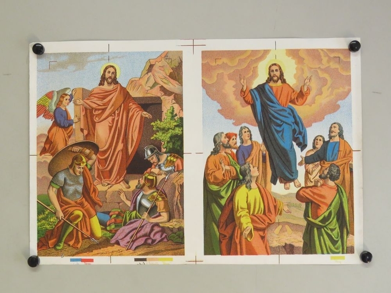 Resurrection du Christ. / Ascension de Jésus. (titre factice)