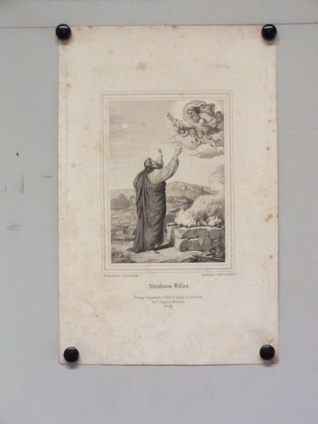Abrahams Vision. (titre inscrit, allemand)