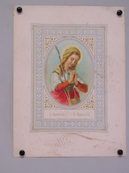 S. Geneviève. (titre inscrit, allemand, français)
