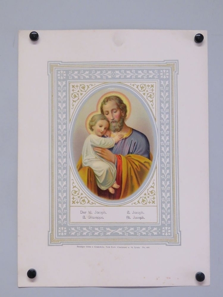 S. Joseph. (titre inscrit, allemand, français, italien, anglais)