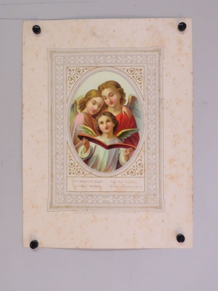 Joie des anges. (titre inscrit, allemand, français, italien, anglais)