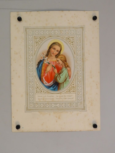 La vierge des vierges. (titre inscrit, allemand, français, italien, anglais)