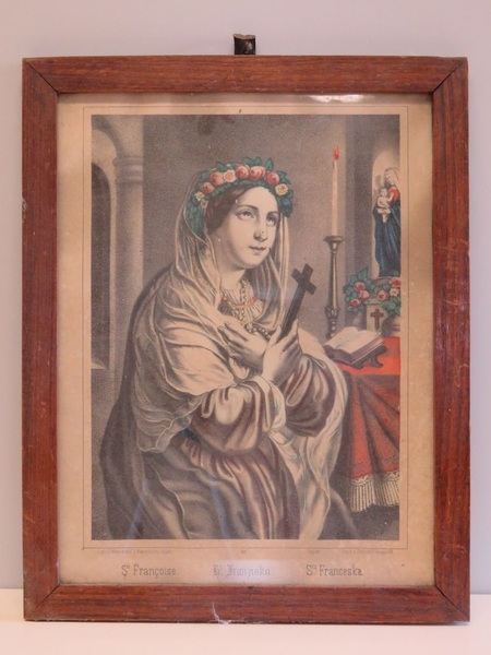 St. Françoise. (titre inscrit, français, allemand, espagnol)