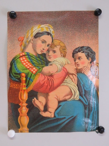 Ste. Vierge à la chaise. (titre factice)