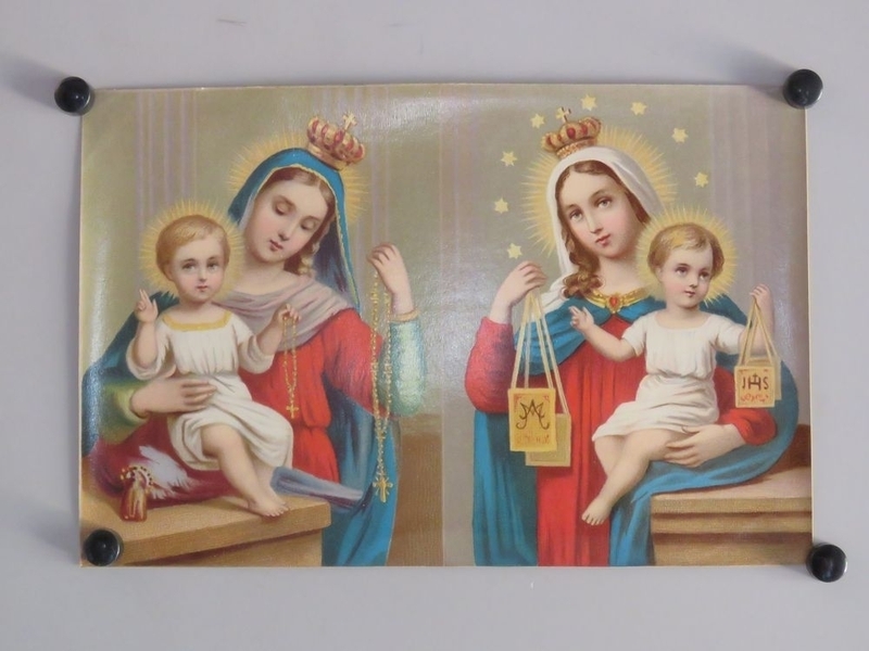 Ste. Vierge au scapulaire. (titre factice)