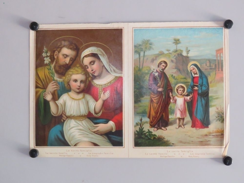 La sainte famille. (titre inscrit, italien, français, espagnol, allemand, anglais)