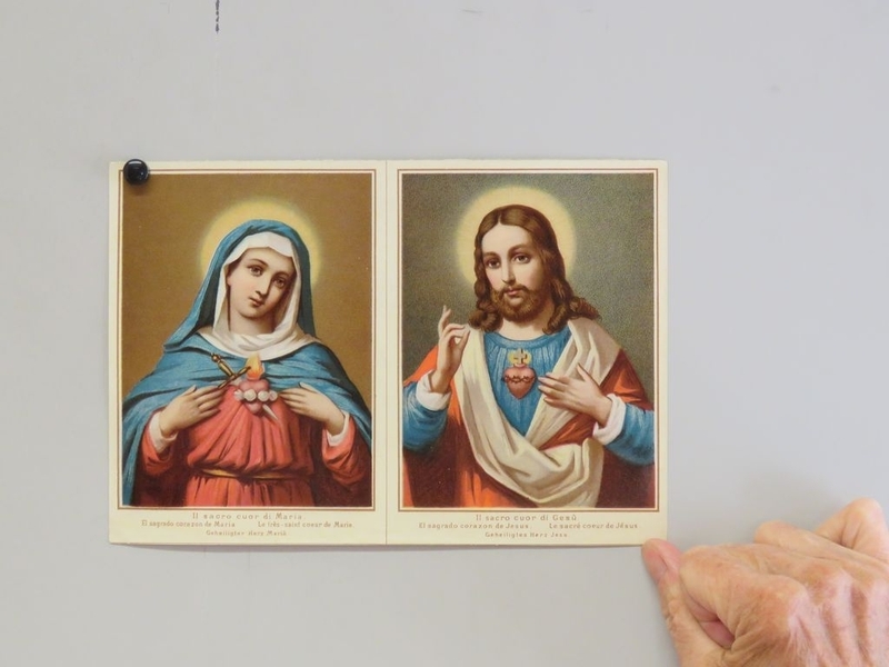 Le très-saint coeur de Marie. / Le sacré coeur de Jésus. (titre inscrit, italien, espagnol, français, allemand) ; Ecce Homo ! (titre inscrit, latin)