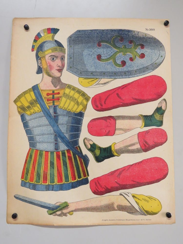 Pantin légionnaire romain. (titre factice)