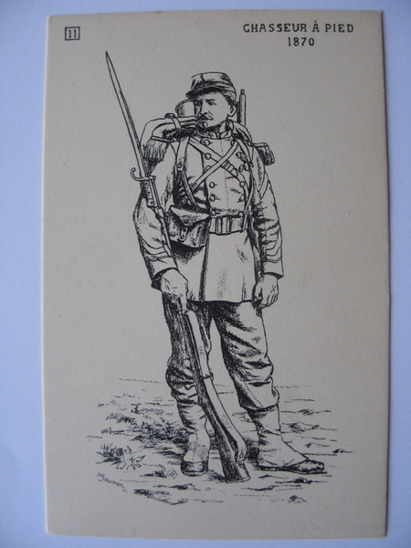 CHASSEUR A PIED 1870