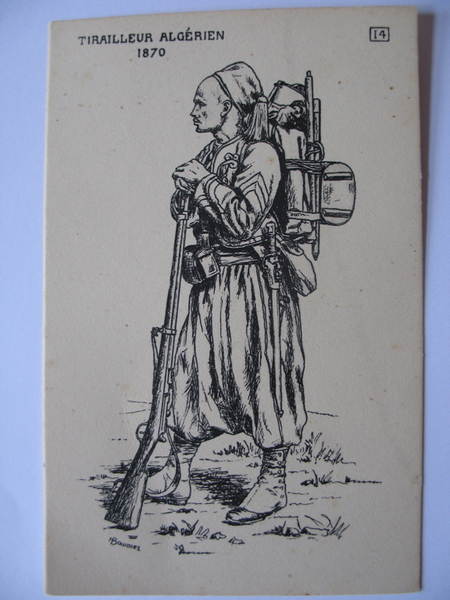TIRAILLEUR ALGERIEN 1870