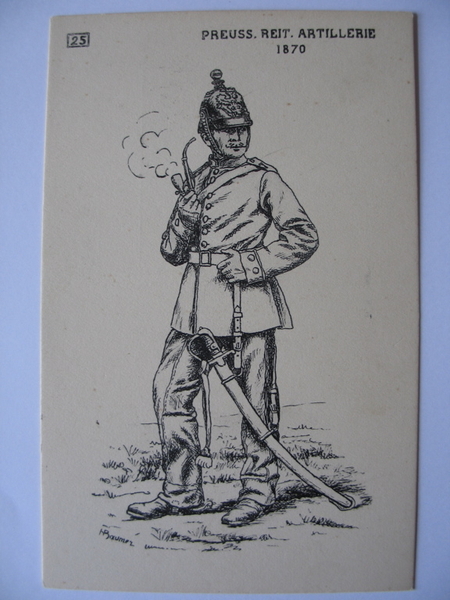 PREUSS. REIT. ARTILLERIE 1870