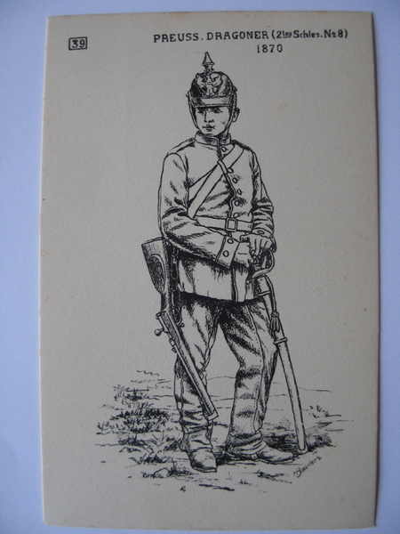 PREUSS. DRAGONER (2tes schles. N°8) 1870
