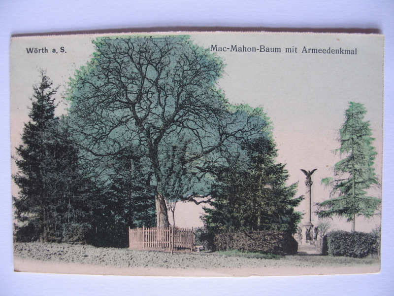 Wörth a. S. Mac-Mahon-Baum mit Armeedenkmal (titre inscrit)