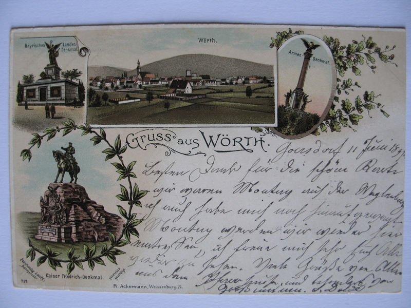 GRUSS aus WÖRTH. (titre inscrit)
