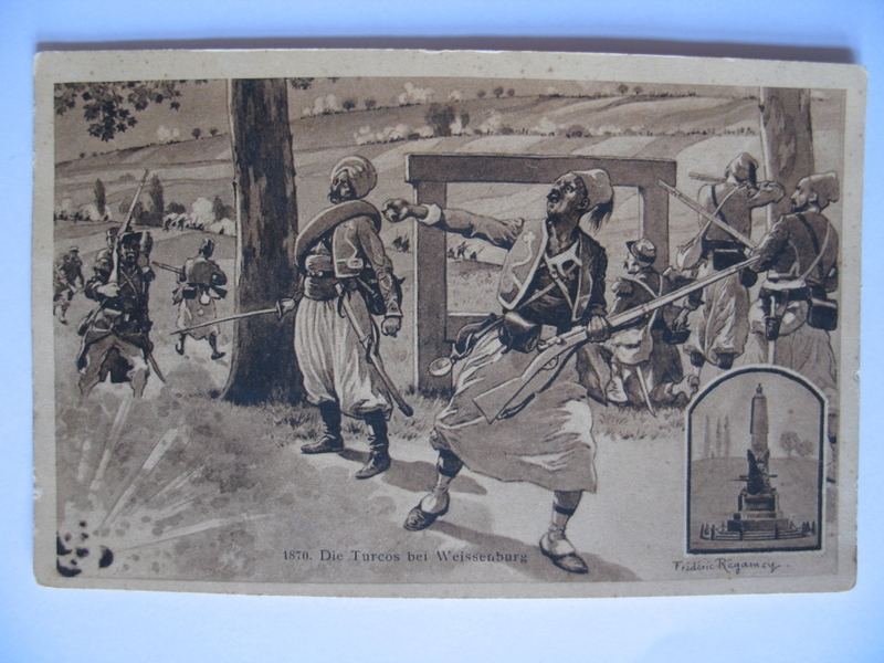 1870. Die Turcos bei Weissenburg