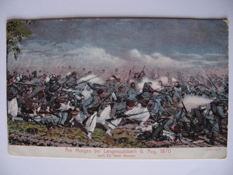 Am Morgen bei Langensulzbach 6. Au. 1870 (titre inscrit)