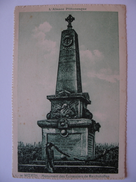 WOERTH.-Monument des Cuirassiers de Reichshoffen (titre inscrit)