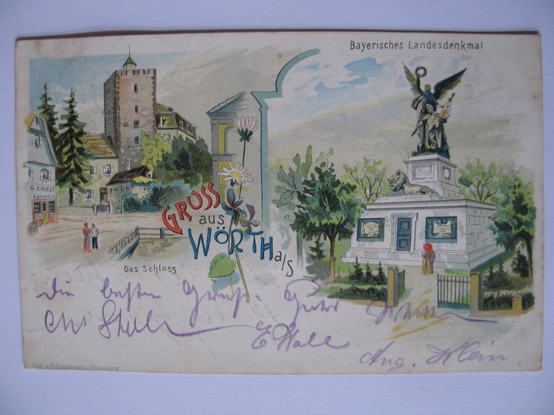 Gruss aus WÖRTH a/S (titre inscrit)