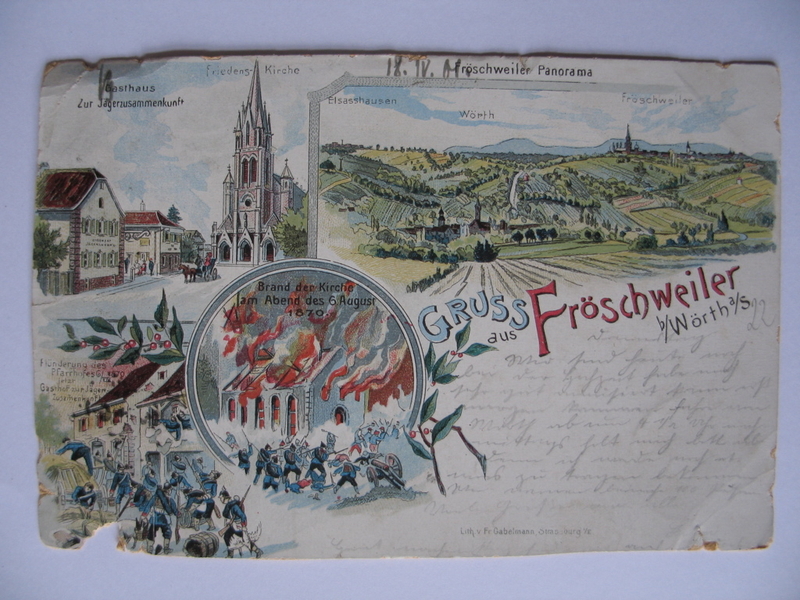 GRUSS aus Fröschweiler b/Wörth a/S (titre inscrit)