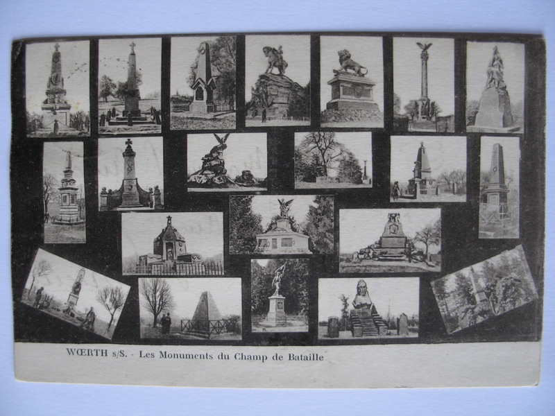 WOERTH s/S.- Les monuments du Champ de Bataille (titre inscrit)