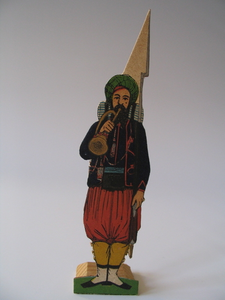 Zouave, musicien (planche n° 18) (titre factice)
