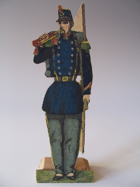Chasseurs à pied, musicien (planche n° 1) (titre factice)