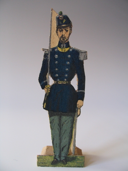 Chasseurs à pied, officier (planche n° 1) (titre factice)