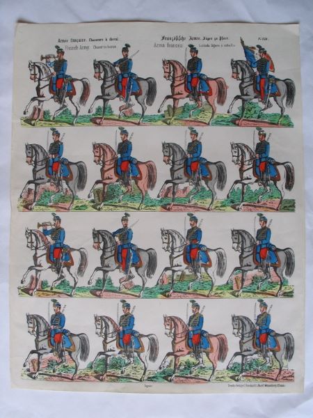 Armée française. Chasseurs à cheval.(titre)