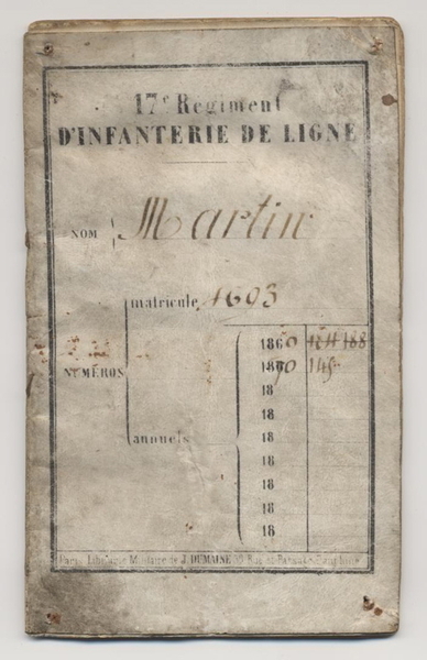17e Régiment D'INFANTERIE DE LIGNE