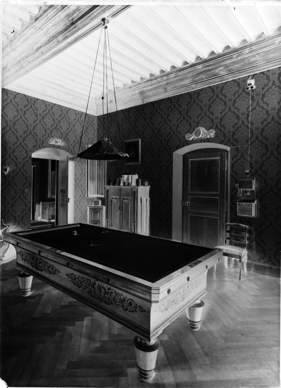 Château de Woerth : salle de billard (titre factice)