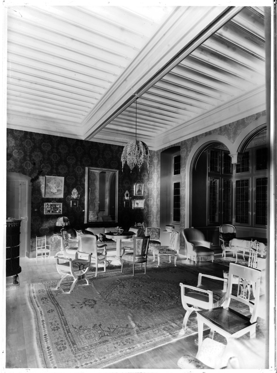 Château de Woerth : salon du rez-de-chaussée (titre factice)