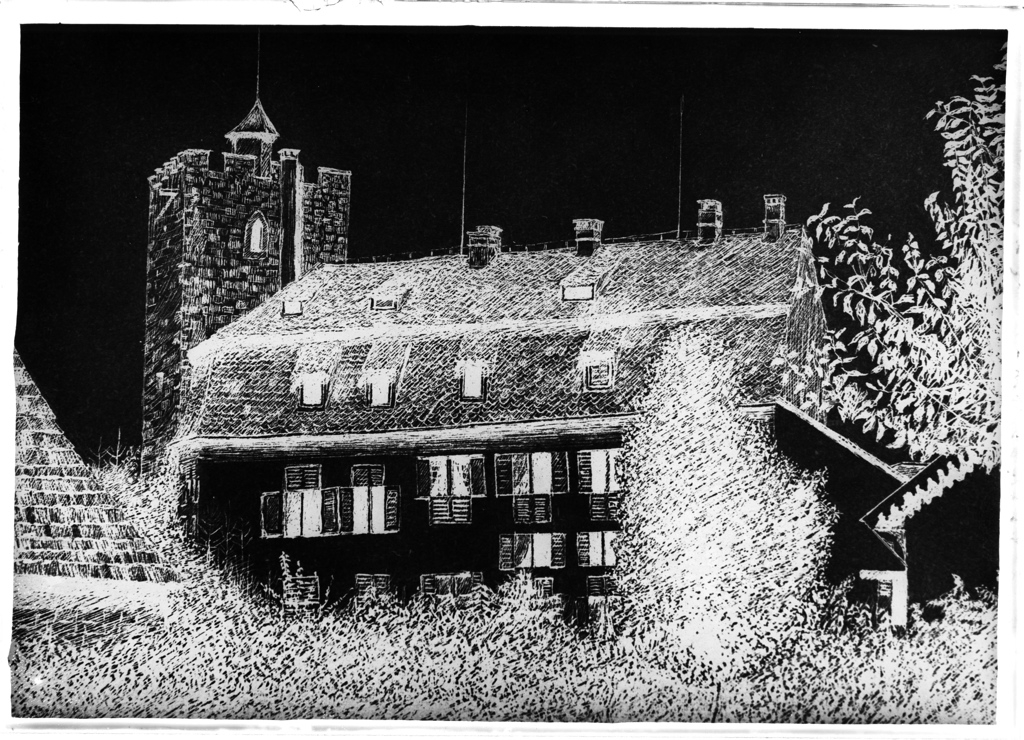 Château de Woerth : façade principale (titre factice)