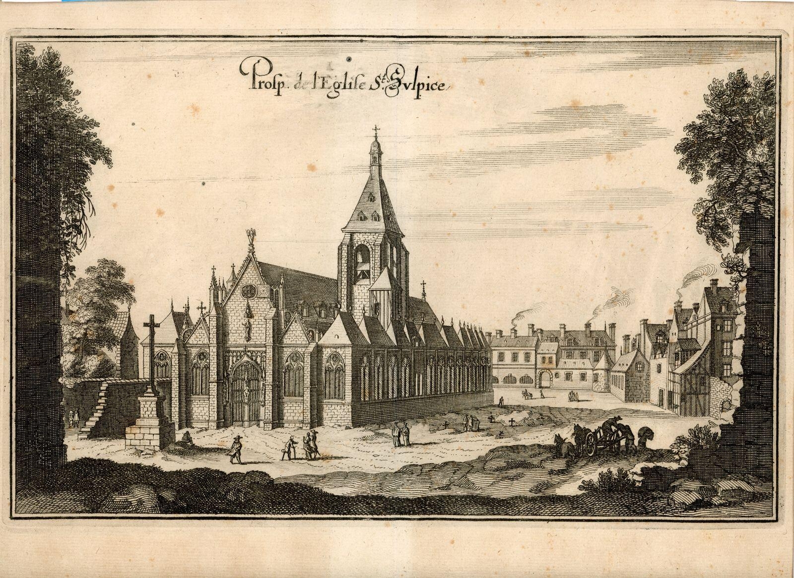 Prosp. de l'Eglise St. Sulpice (titre inscrit)