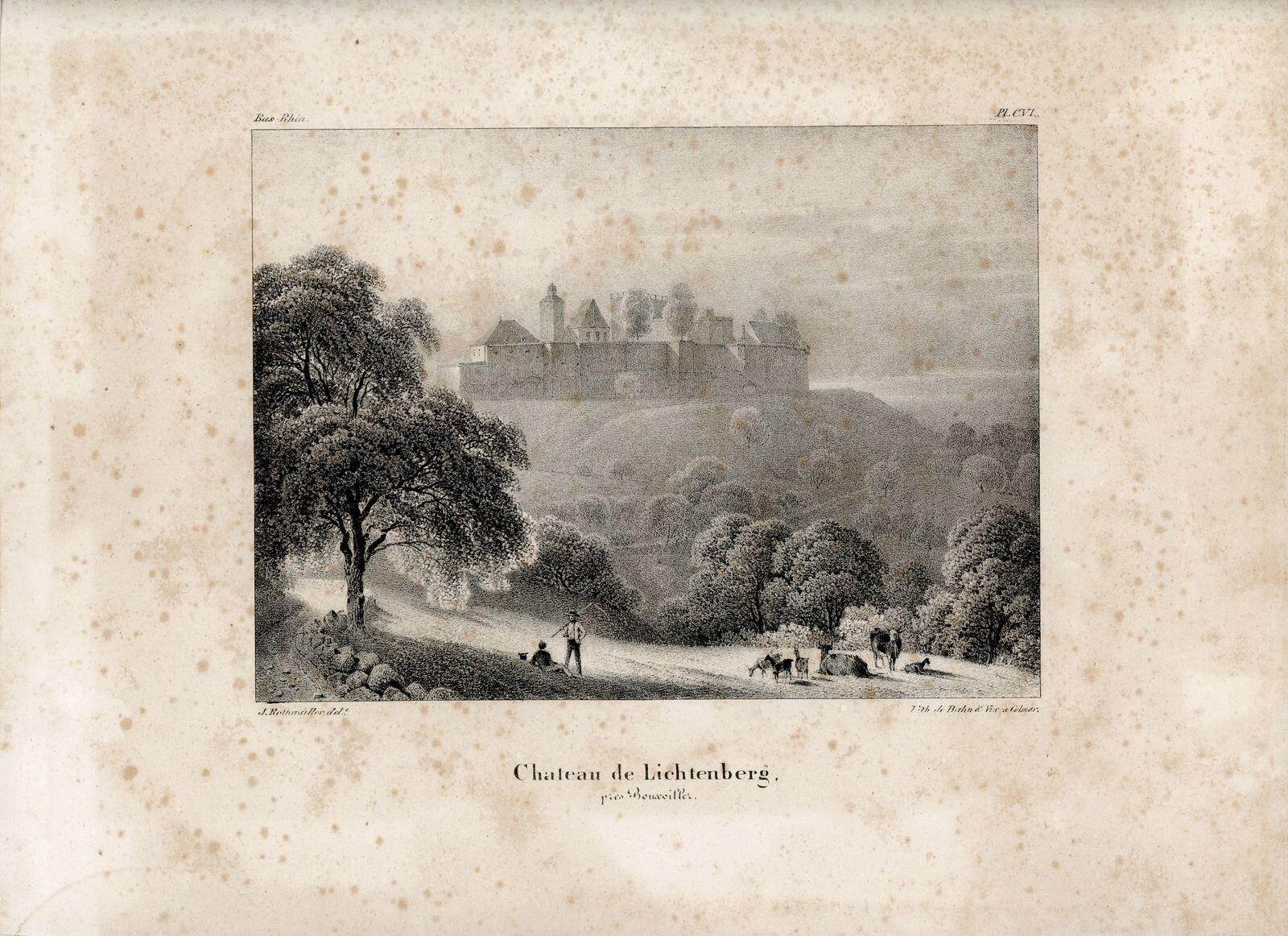 Château de Lichtenberg, près Bouxviller (titre inscrit)
