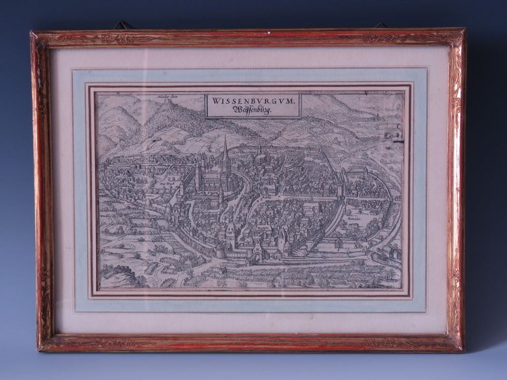 WISSENBURGUM. / Weissenburg. (titre inscrit en latin et en allemand)