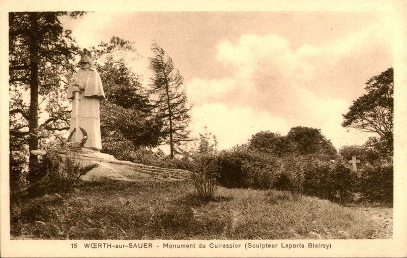 Woerth-sur-Sauer - Monument du Cuirassier (Sculteur Laporte Blairsy) (titre inscrit)
