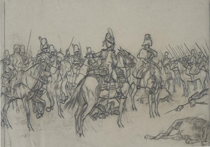 Les grenadiers à cheval de la garde à Eylau (7 février 1807)