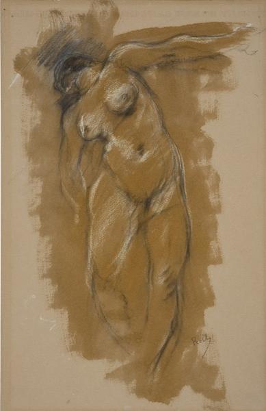 Femme nue allongée sur le dos