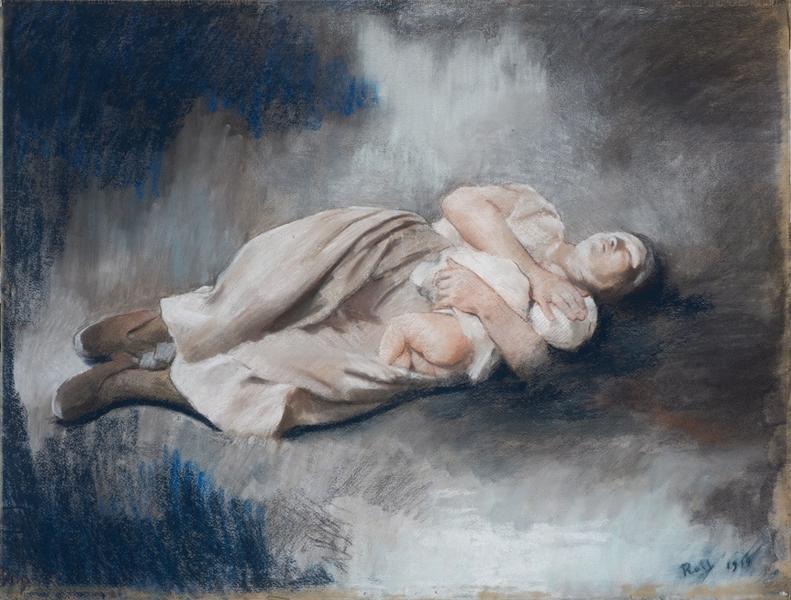 Maternité de la Terre (titre inscrit) ; Maternité 'Drame de la terre' (titre ancien)