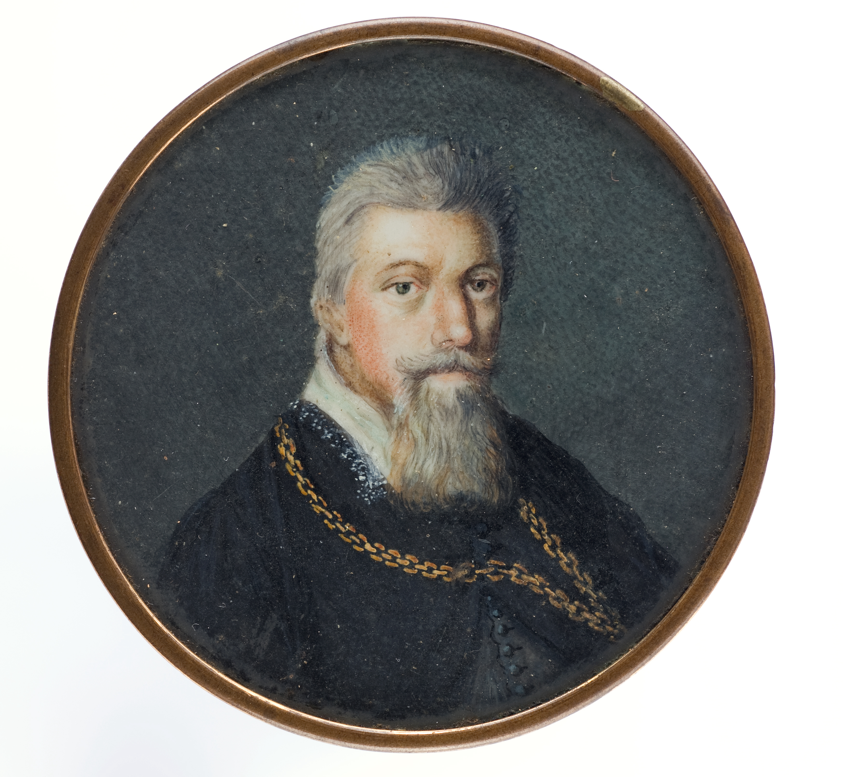 Portrait d'homme barbu