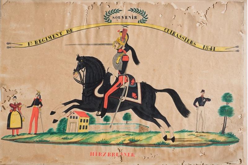 Hirzbrunner, 1er Régiment de cuirassiers