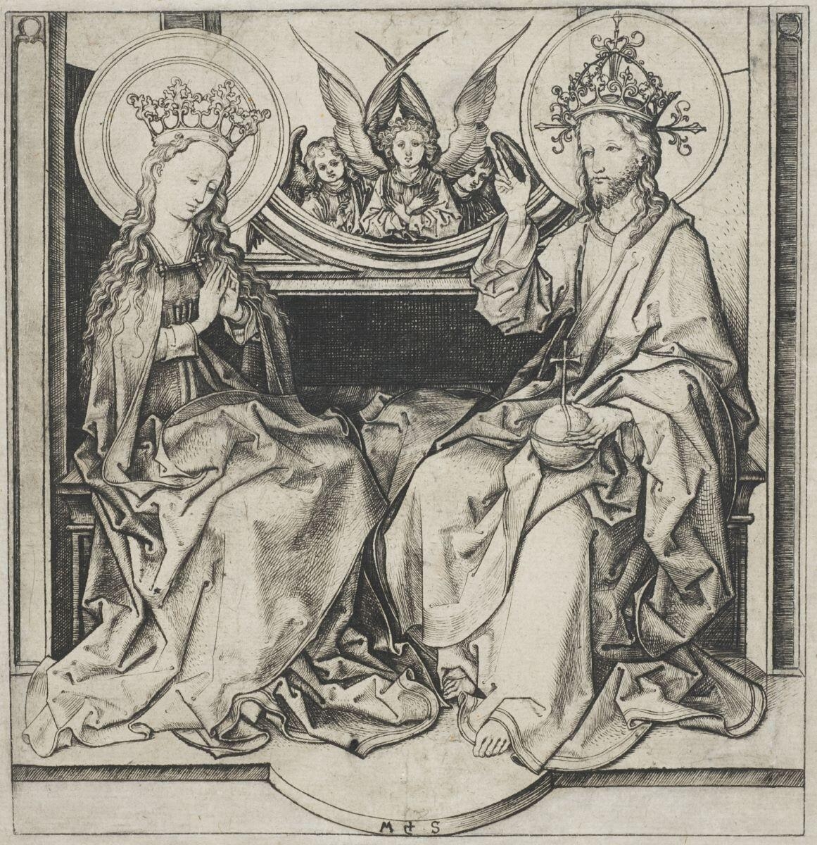 Le Christ bénissant la Vierge