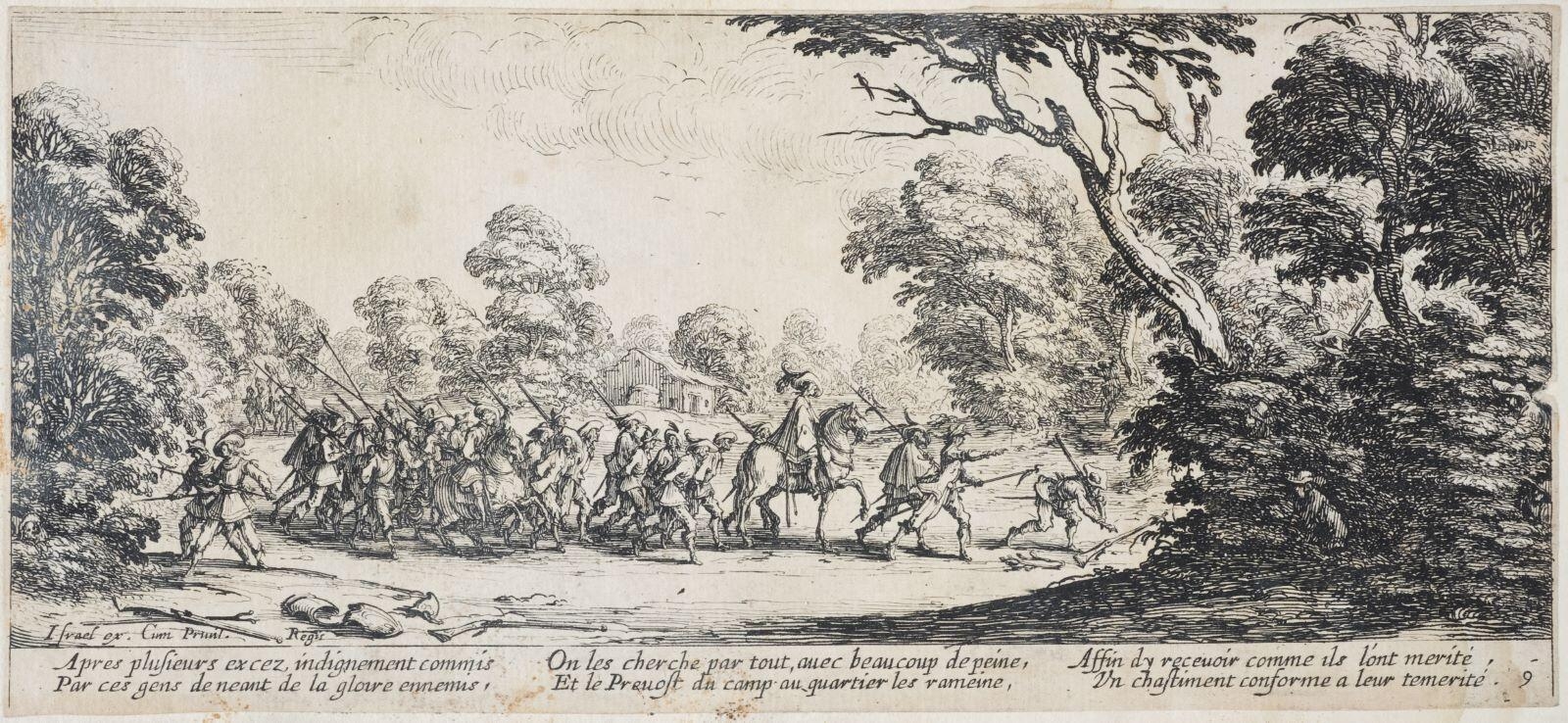 Les misères et les malheurs de la guerre, Découverte des malfaiteurs (9)