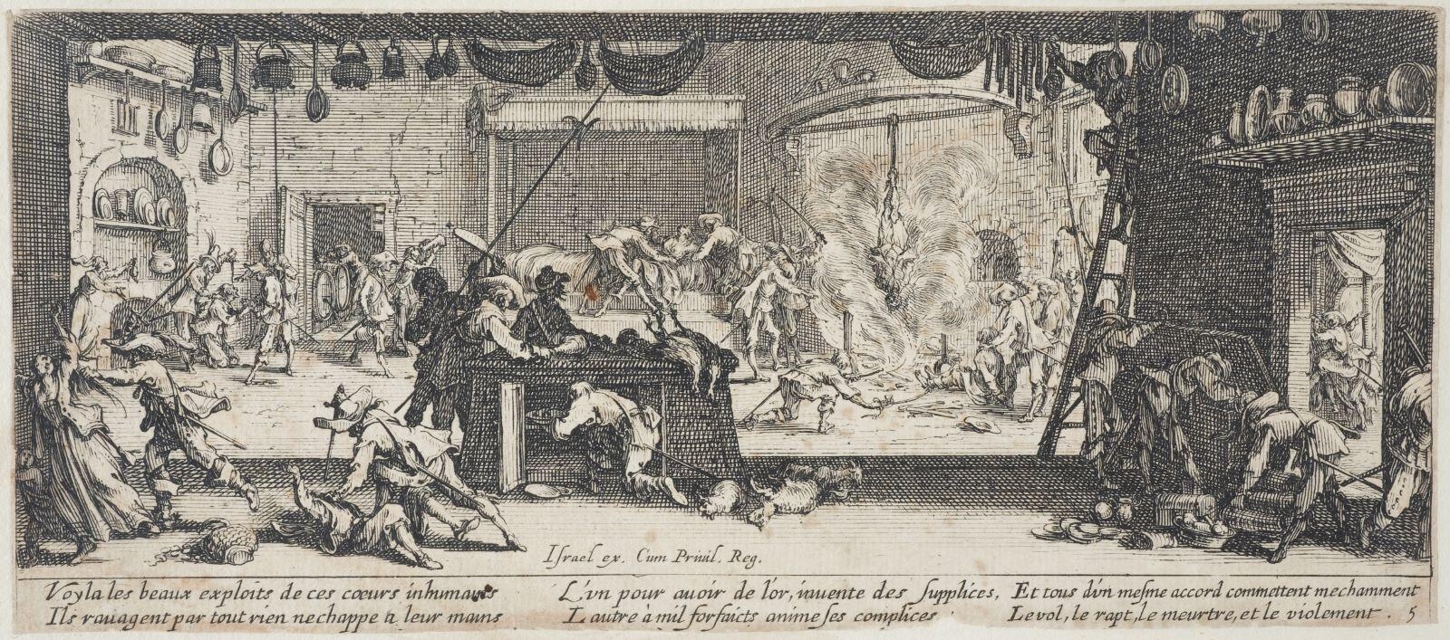 Les misères et les malheurs de la guerre, Le pillage (5)