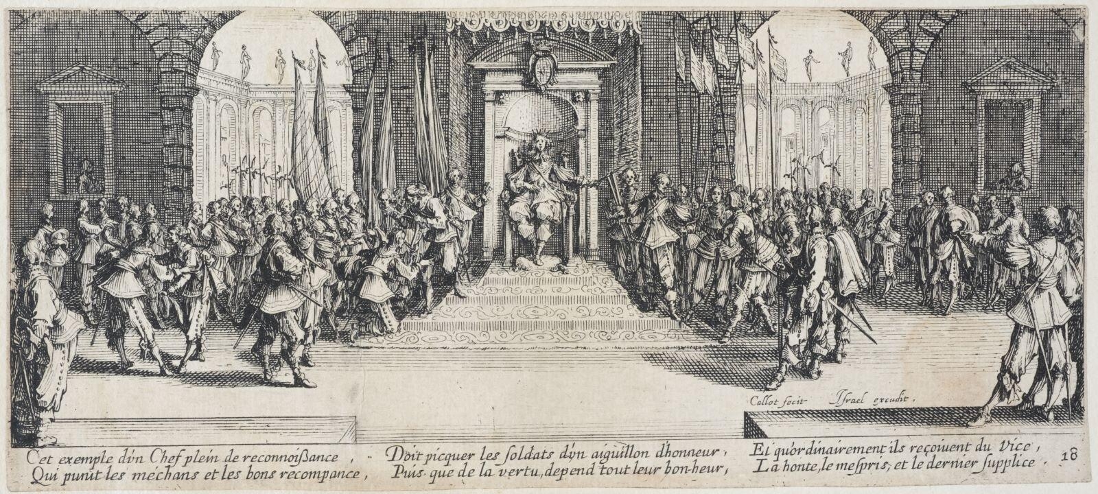 Les misères et les malheurs de la guerre, Distribution des récompenses (18)