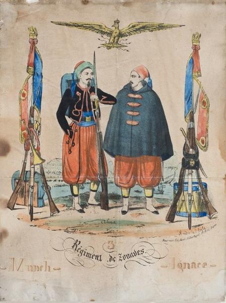 Munch Ignace, 3e régiment de zouaves