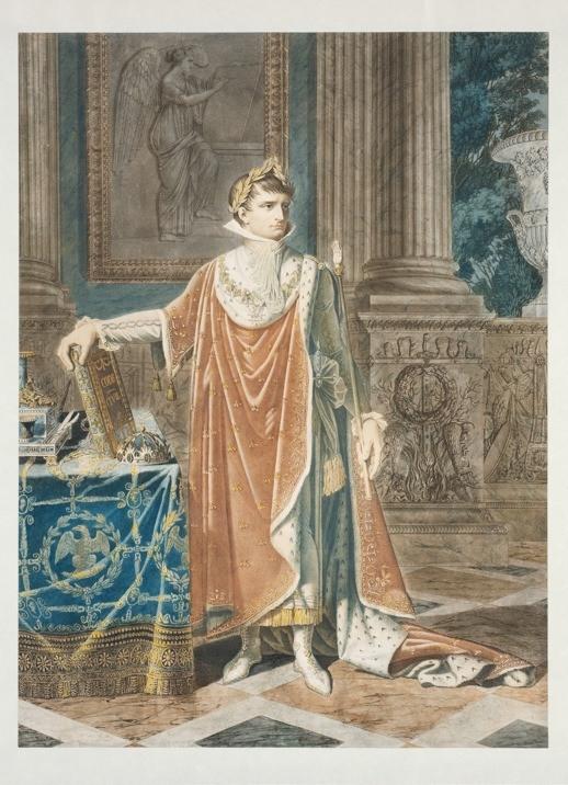 Napoléon 1er debout en costume de sacre