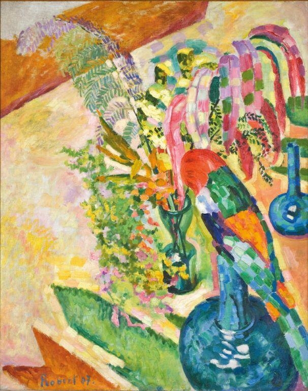 Nature morte au perroquet