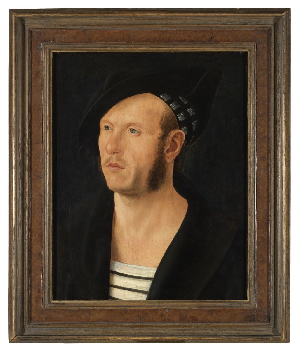 Portrait d'homme (recto) # Pyrame et Thisbé (verso)