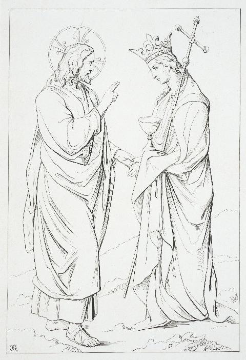 Le Christ bénissant l'Eglise